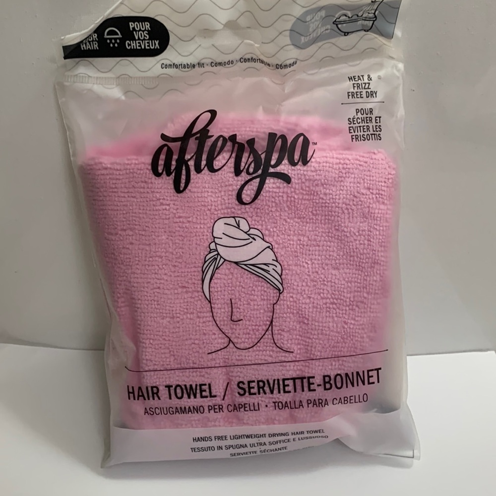 Pink Hair Towel